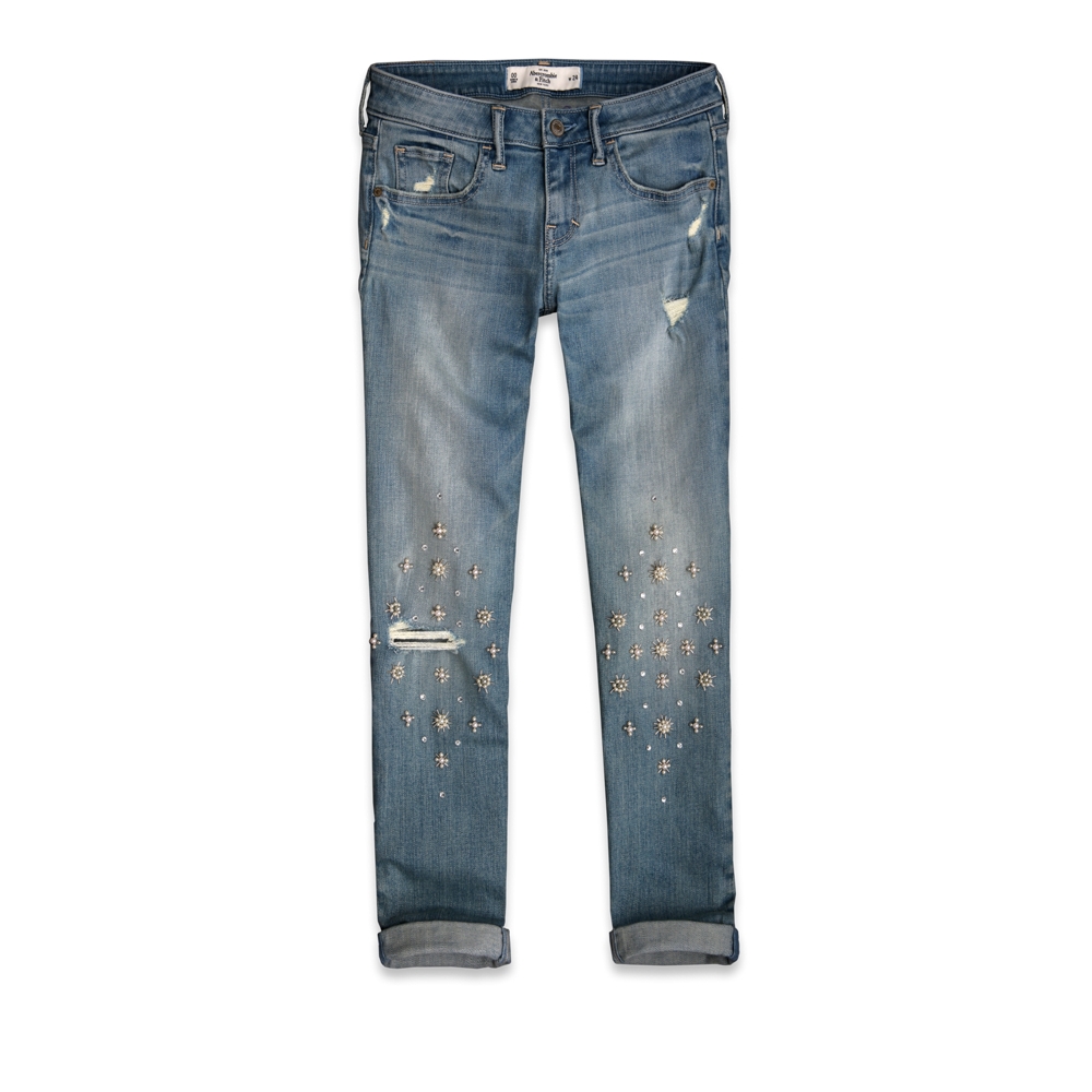 Womens A&F Boyfriend Jeans