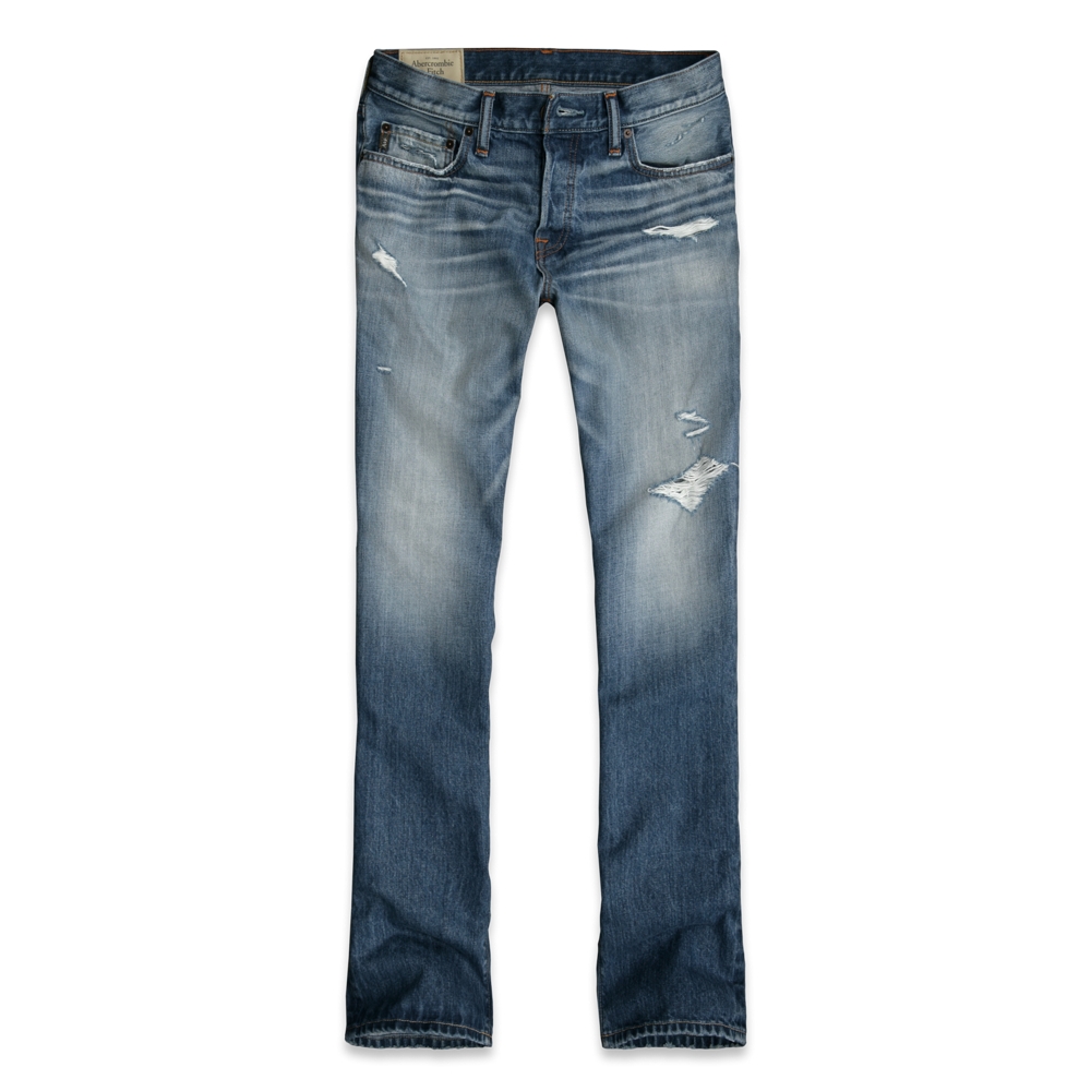 Mens A&F Slim Boot Jeans