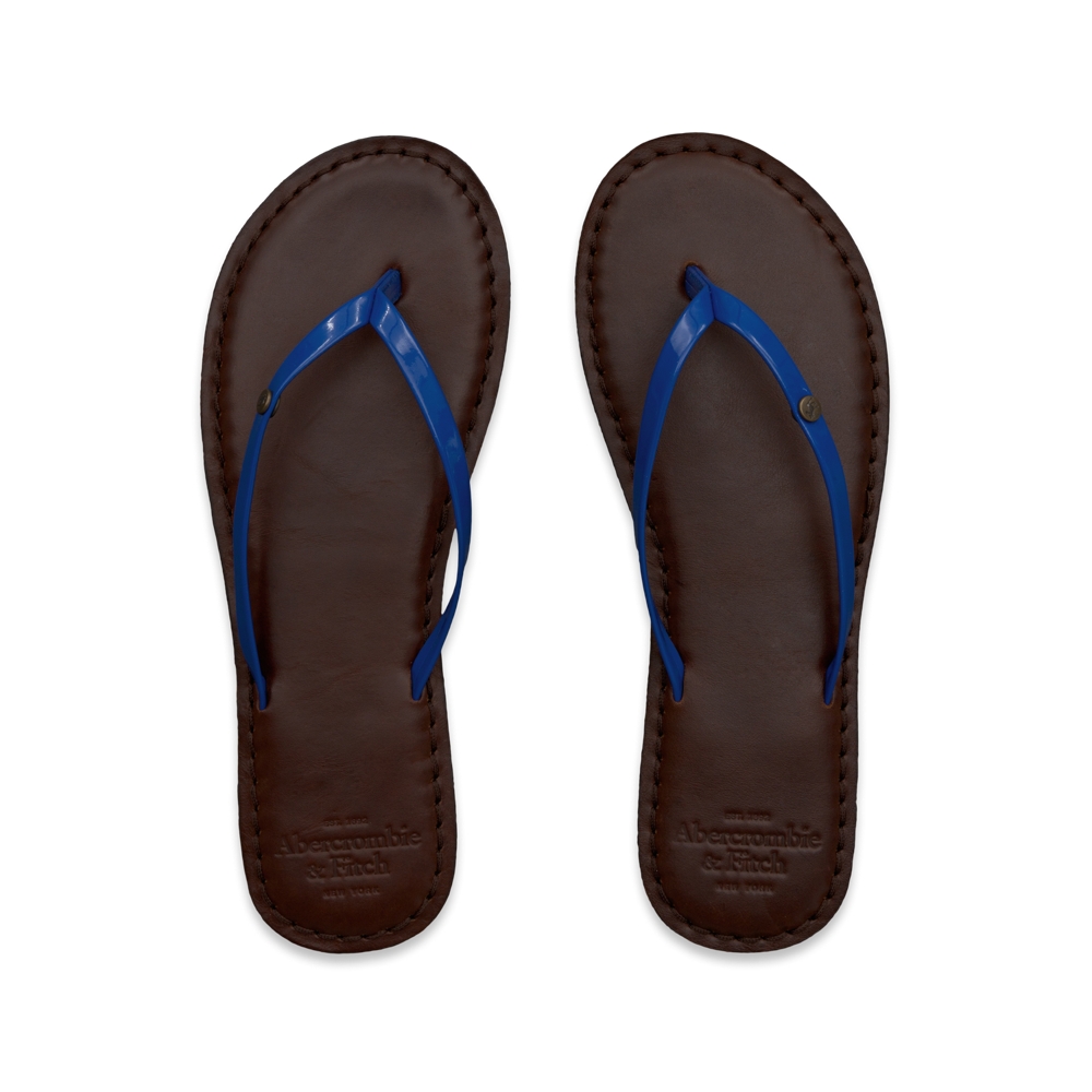 Womens Colorful Spring Flip Flops