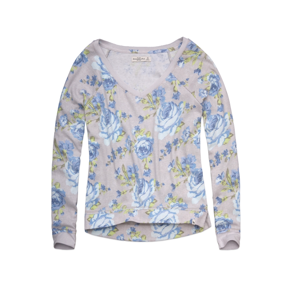 Womens Mandy Waffle Texture Tee