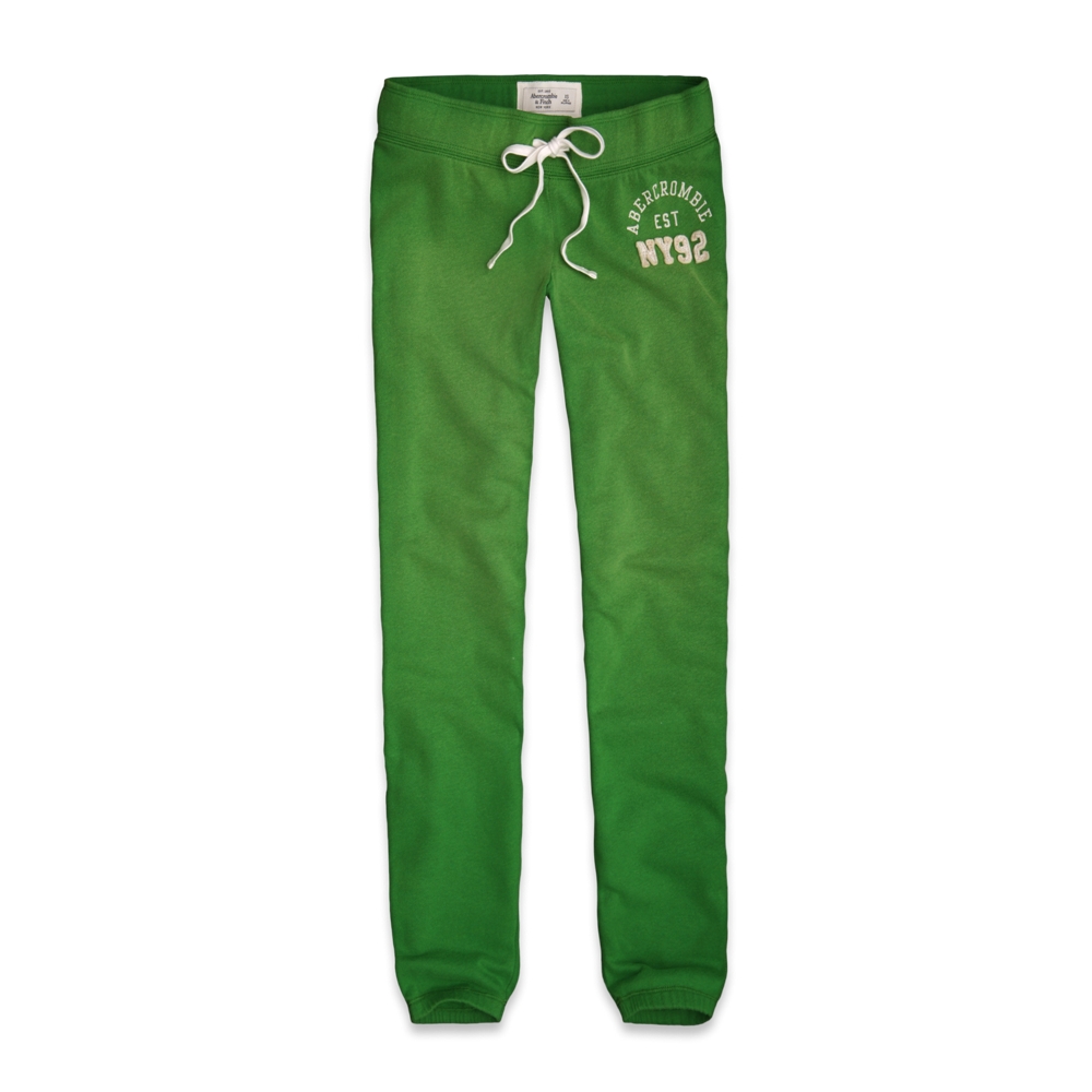 Womens A&F Classic Banded Sweatpants