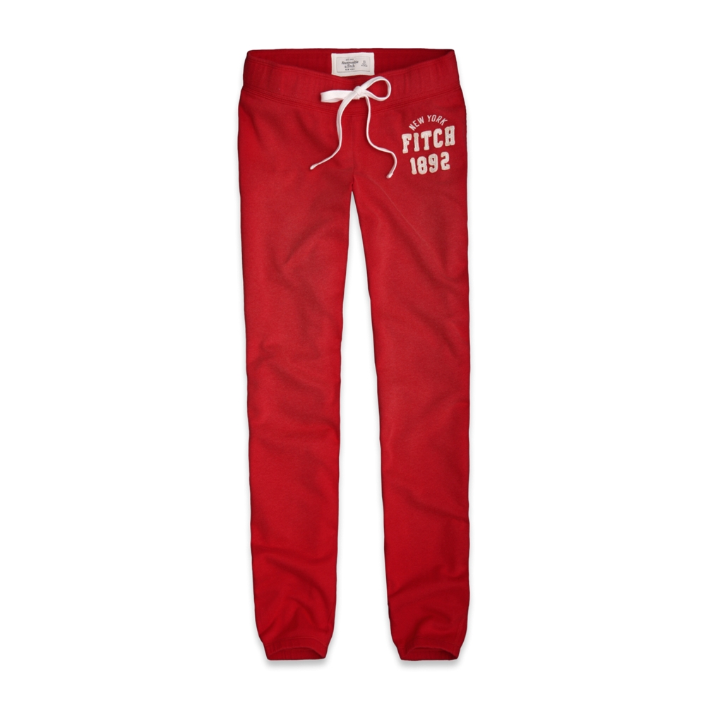 Womens A&F Classic Banded Sweatpants