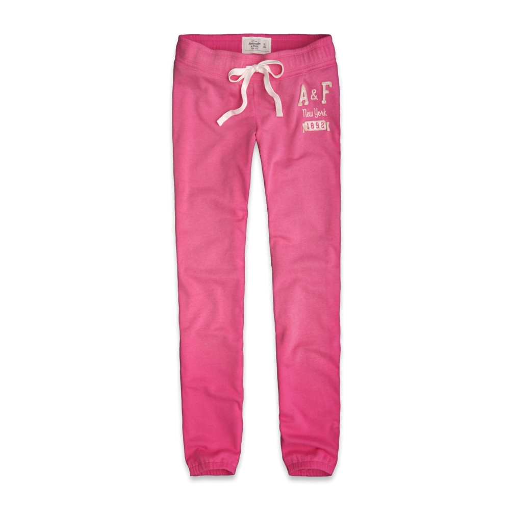 Womens A&F Classic Banded Sweatpants