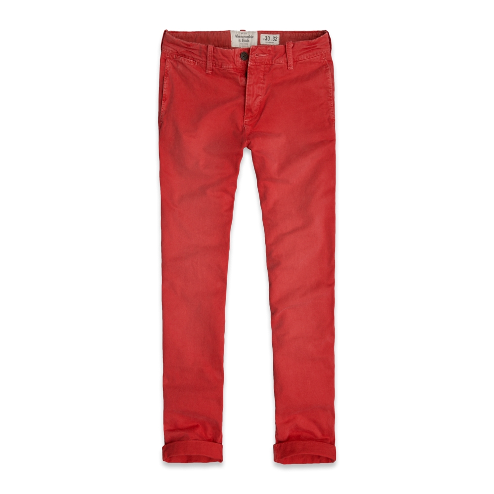 Mens A&F Skinny Chinos
