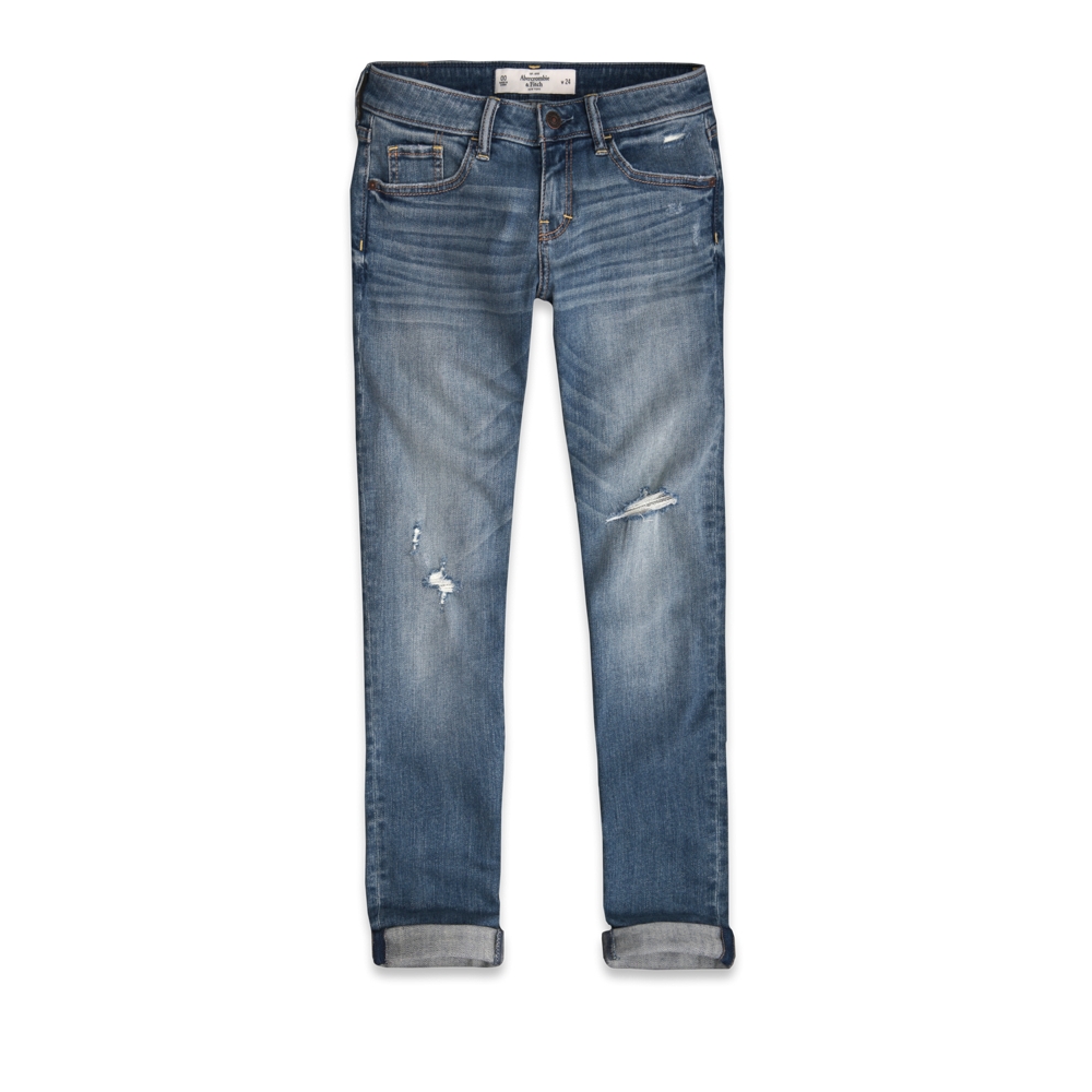 Womens A&F Boyfriend Jeans