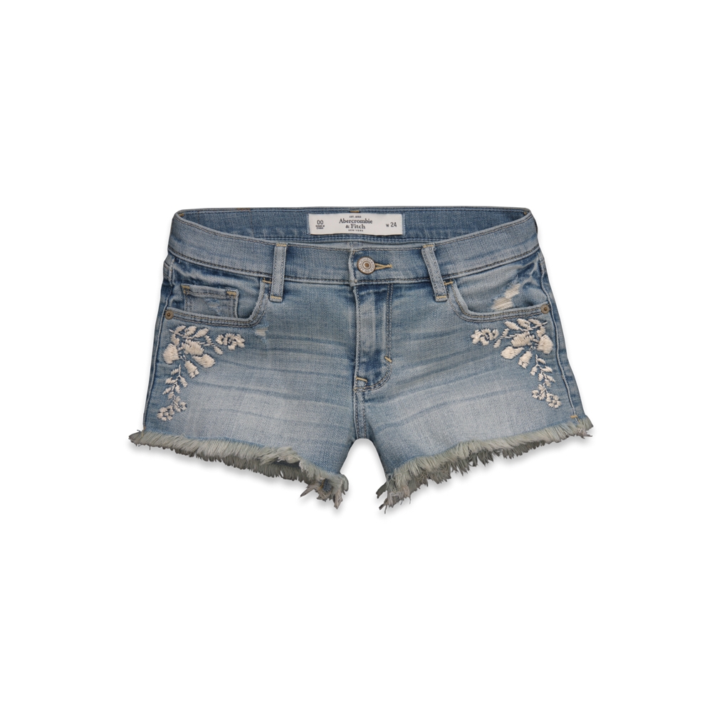 Womens A&F Mid Rise Shorts