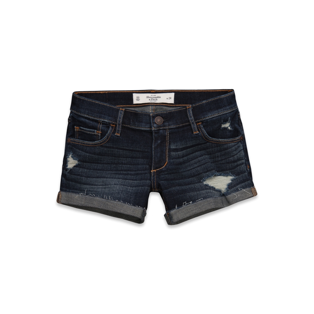 Womens A&F Midi Length Shorts