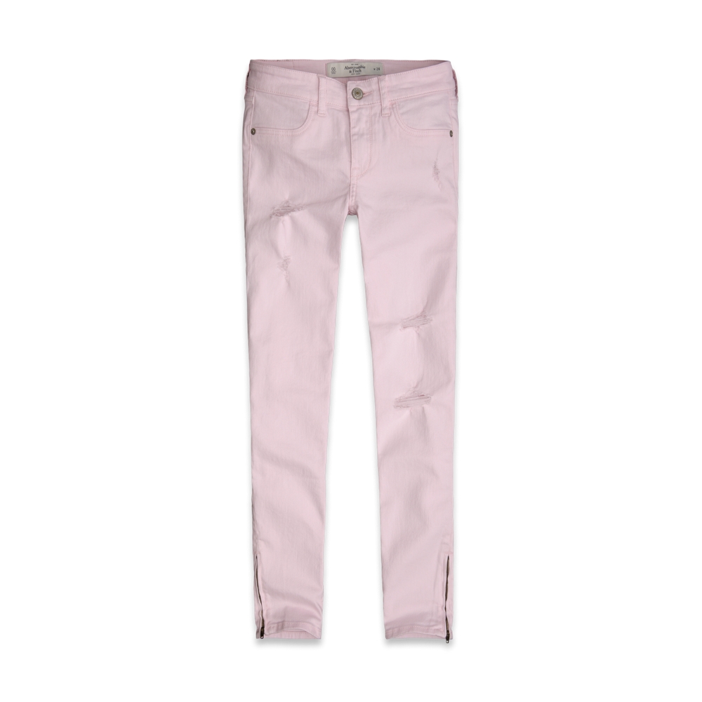 Womens A&F Super Skinny Ankle Jeans