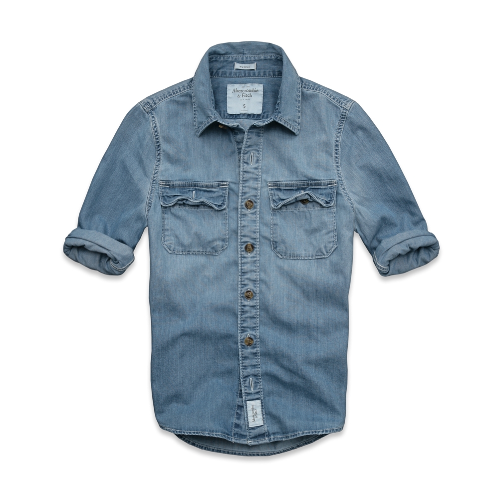 Mens Douglass Mountain Denim Shirt