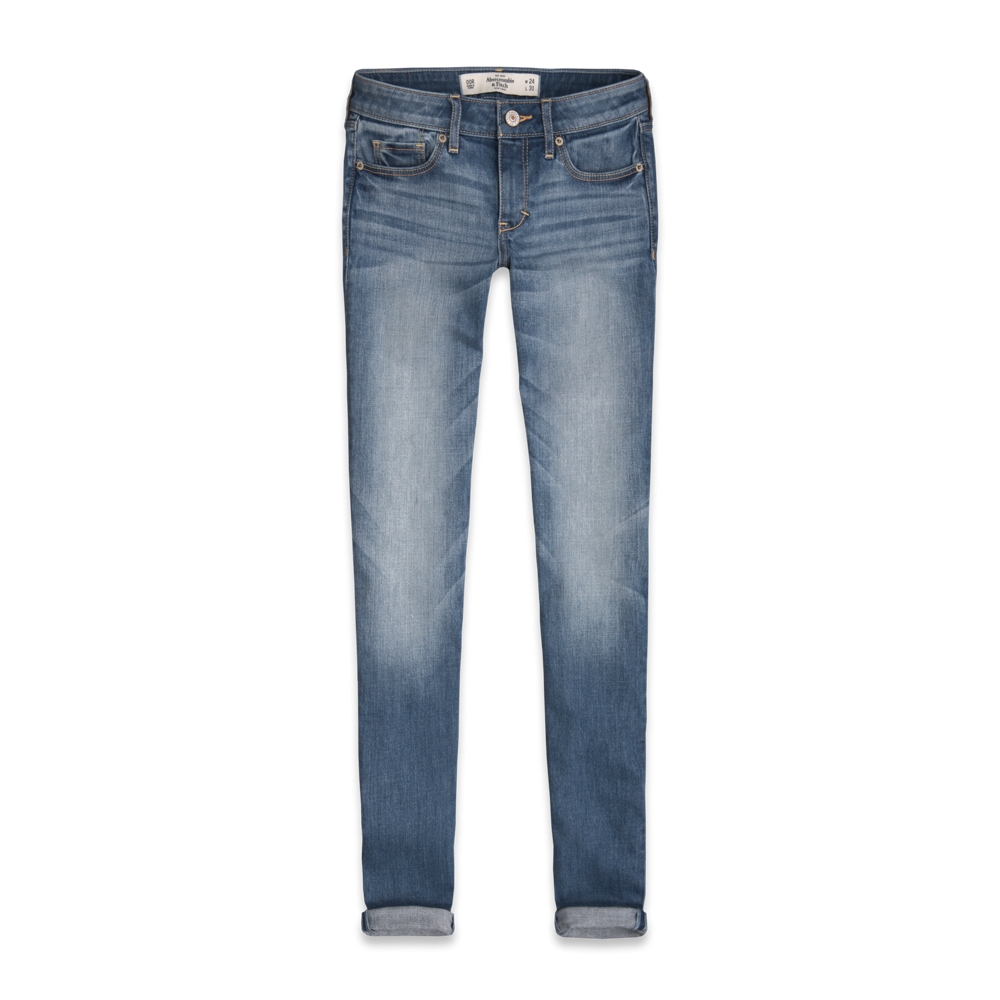 Womens A&F Super Skinny Jeans
