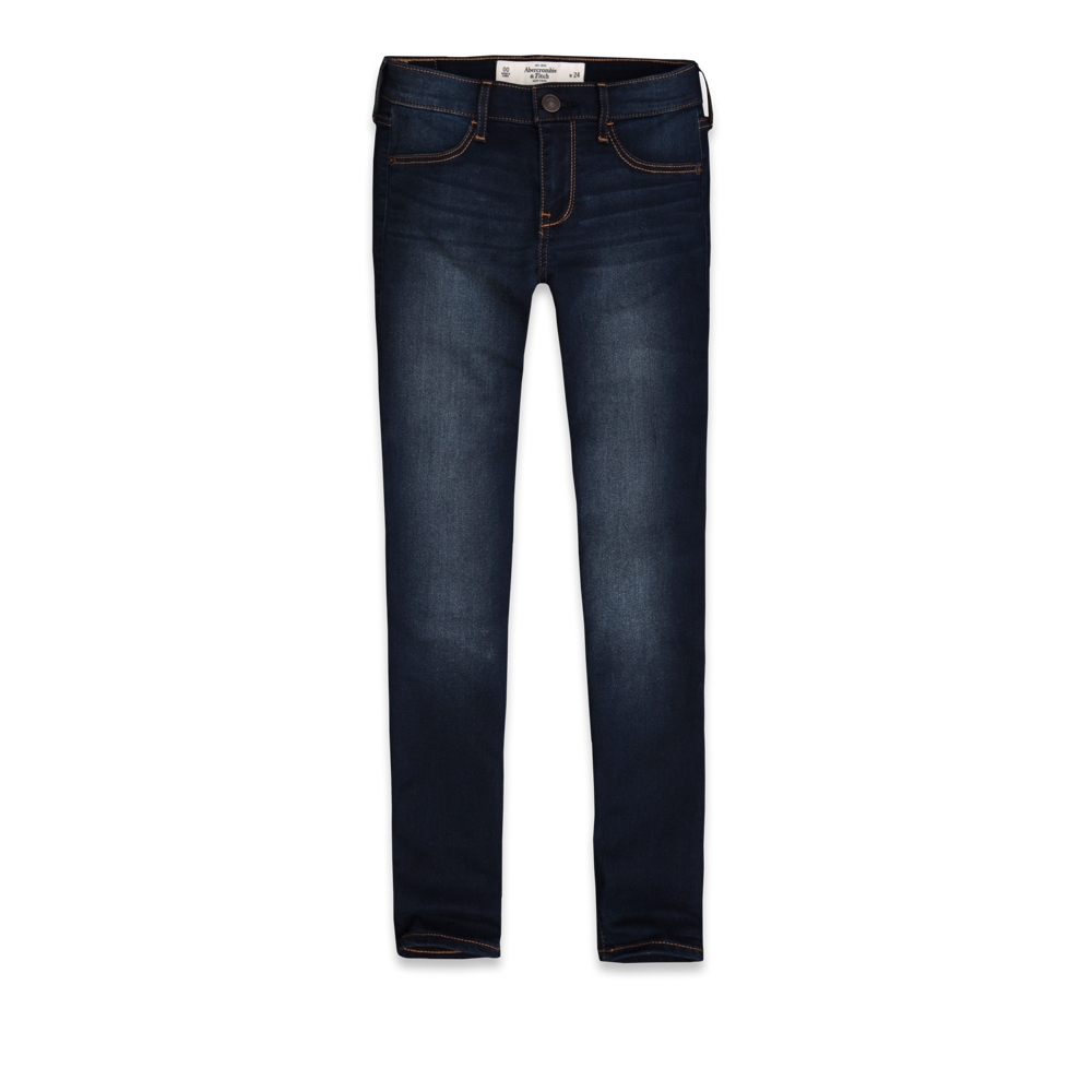 Womens A&F Super Skinny Ankle Jeans