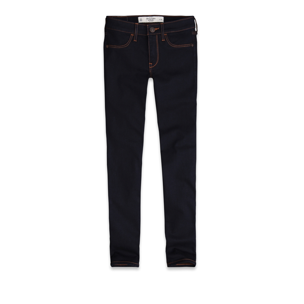 A&F Super Skinny Ankle Jeans