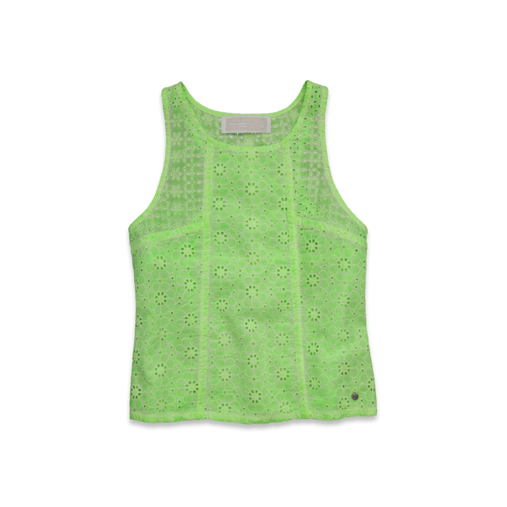 Womens Mary Eyelet Tank
