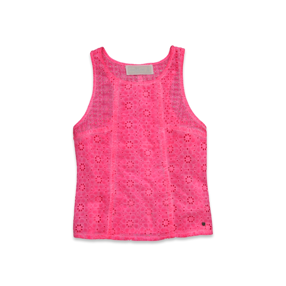 Womens Mary Eyelet Tank