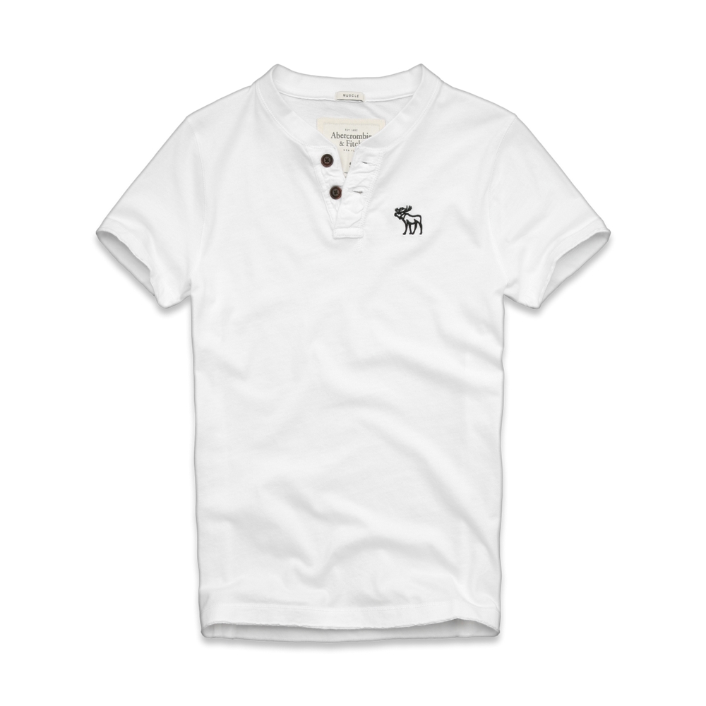 Mens Gray Peak Henley