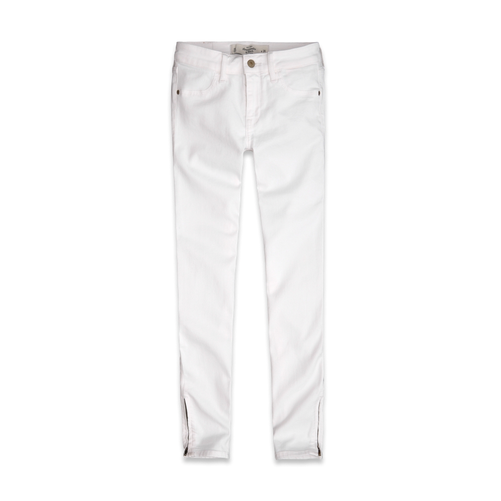 Womens A&F Super Skinny Ankle Jeans
