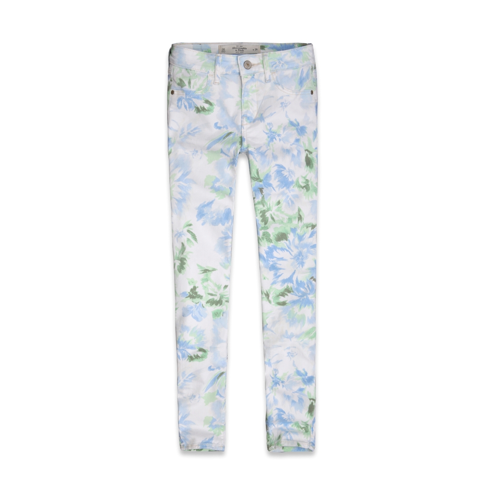 Womens A&F Super Skinny Ankle Jeans