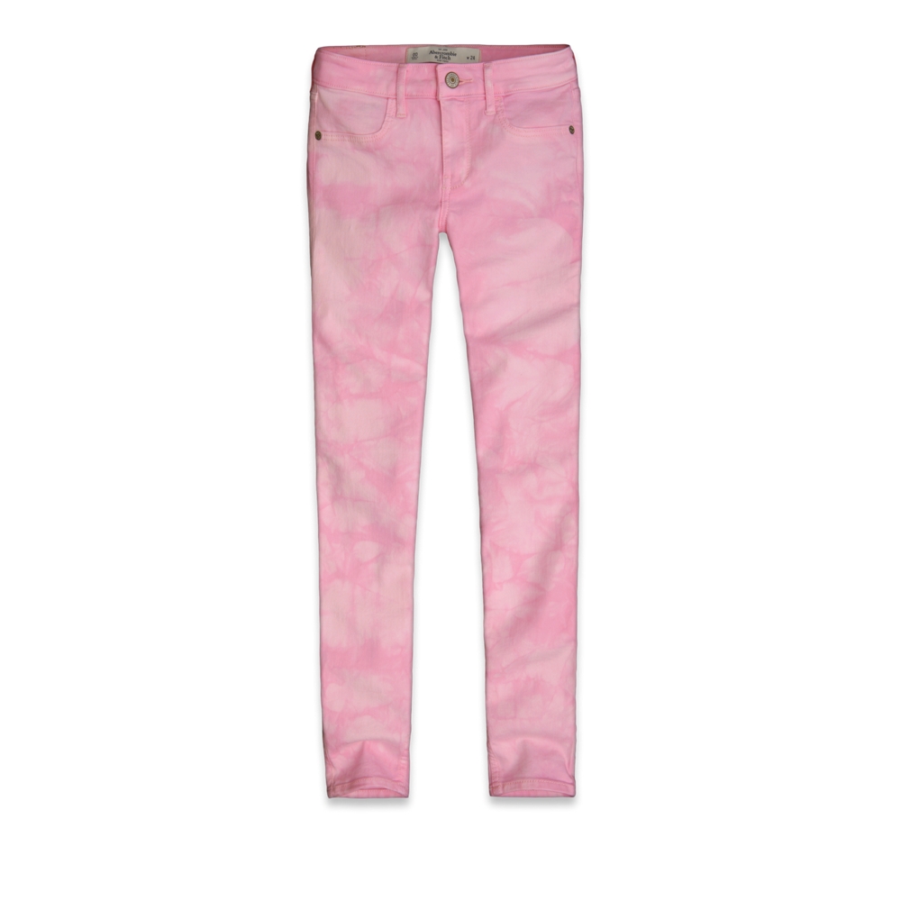 Womens A&F Super Skinny Ankle Jeans