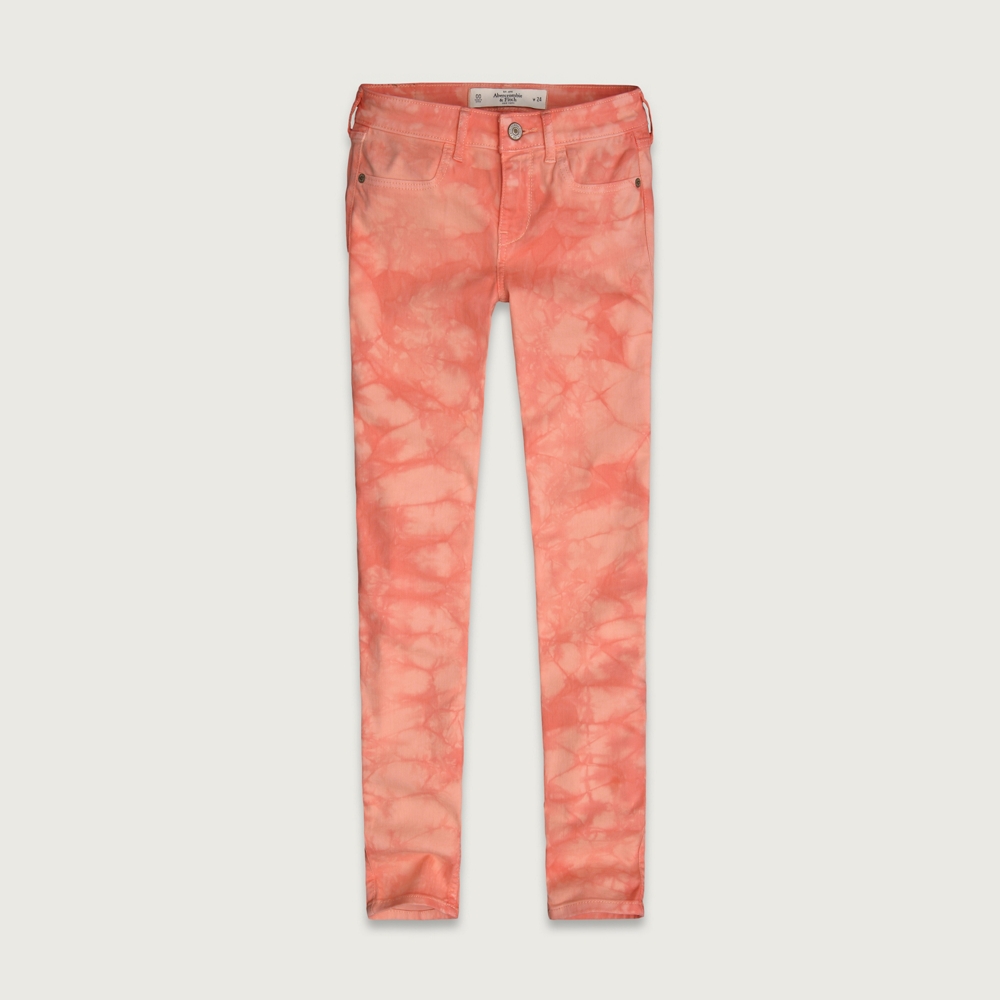 Womens A&F Super Skinny Ankle Jeans