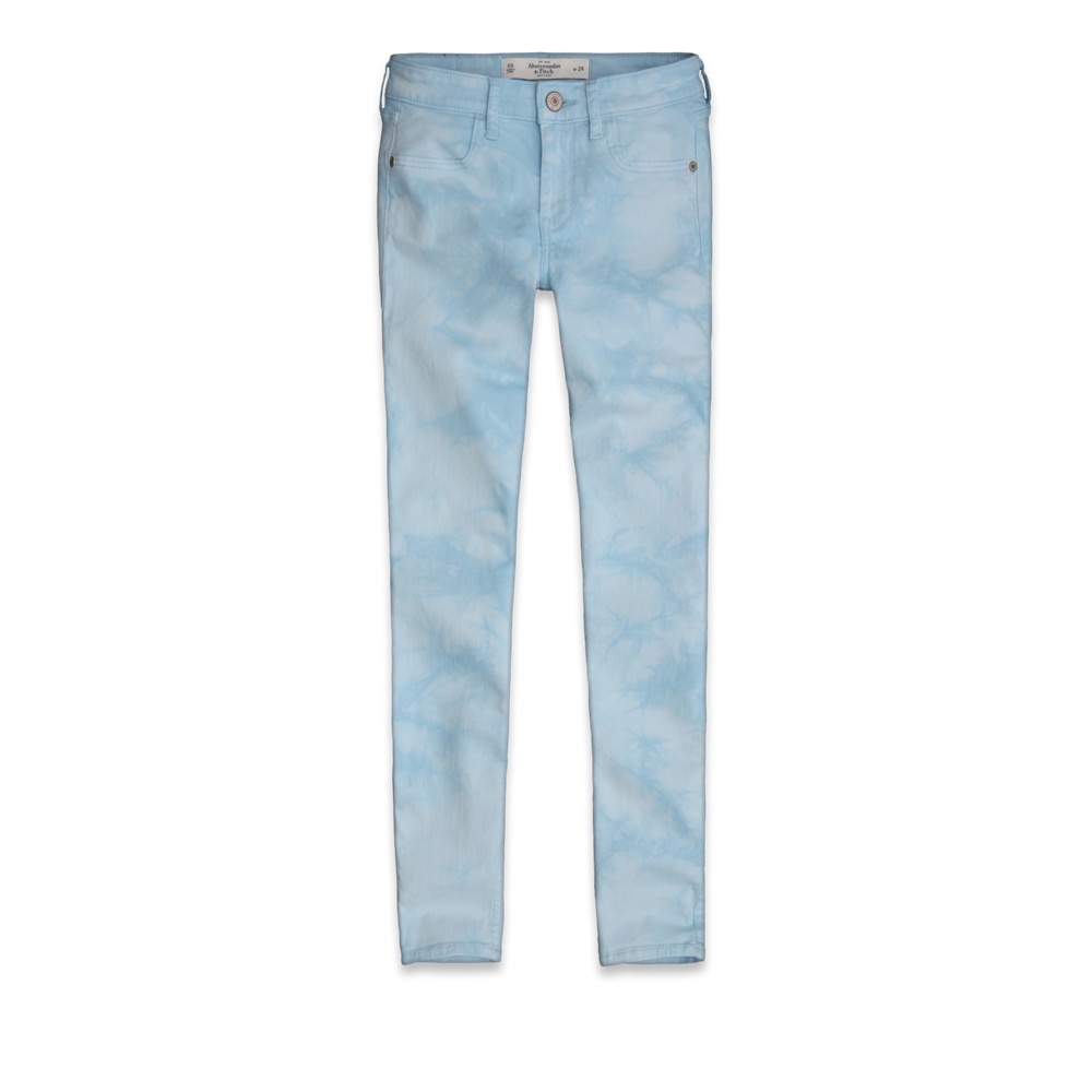 Womens A&F Super Skinny Ankle Jeans