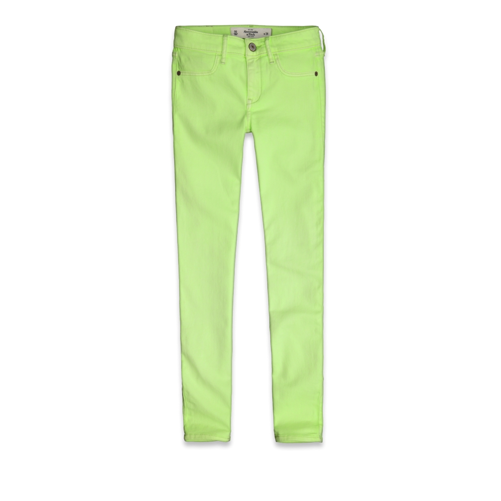 Womens A&F Super Skinny Ankle Jeans