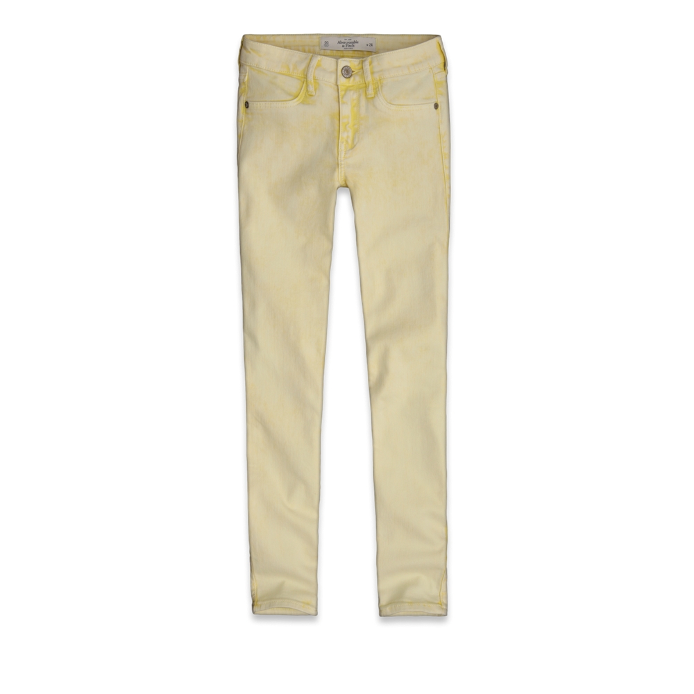 Womens A&F Super Skinny Ankle Jeans