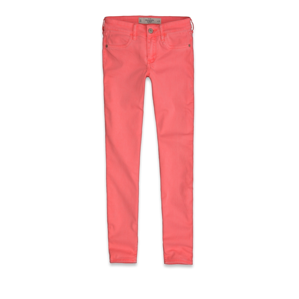 Womens A&F Super Skinny Ankle Jeans