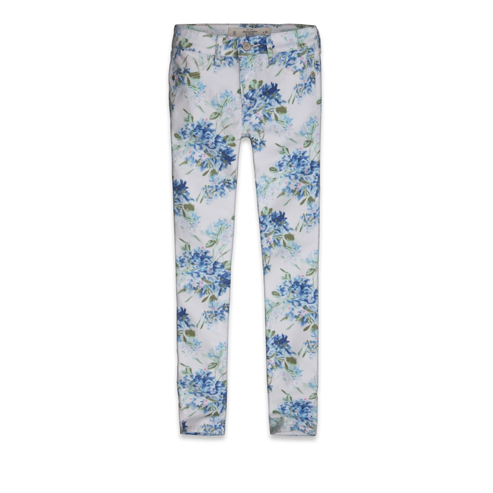 Womens A&F Super Skinny Ankle Jeans