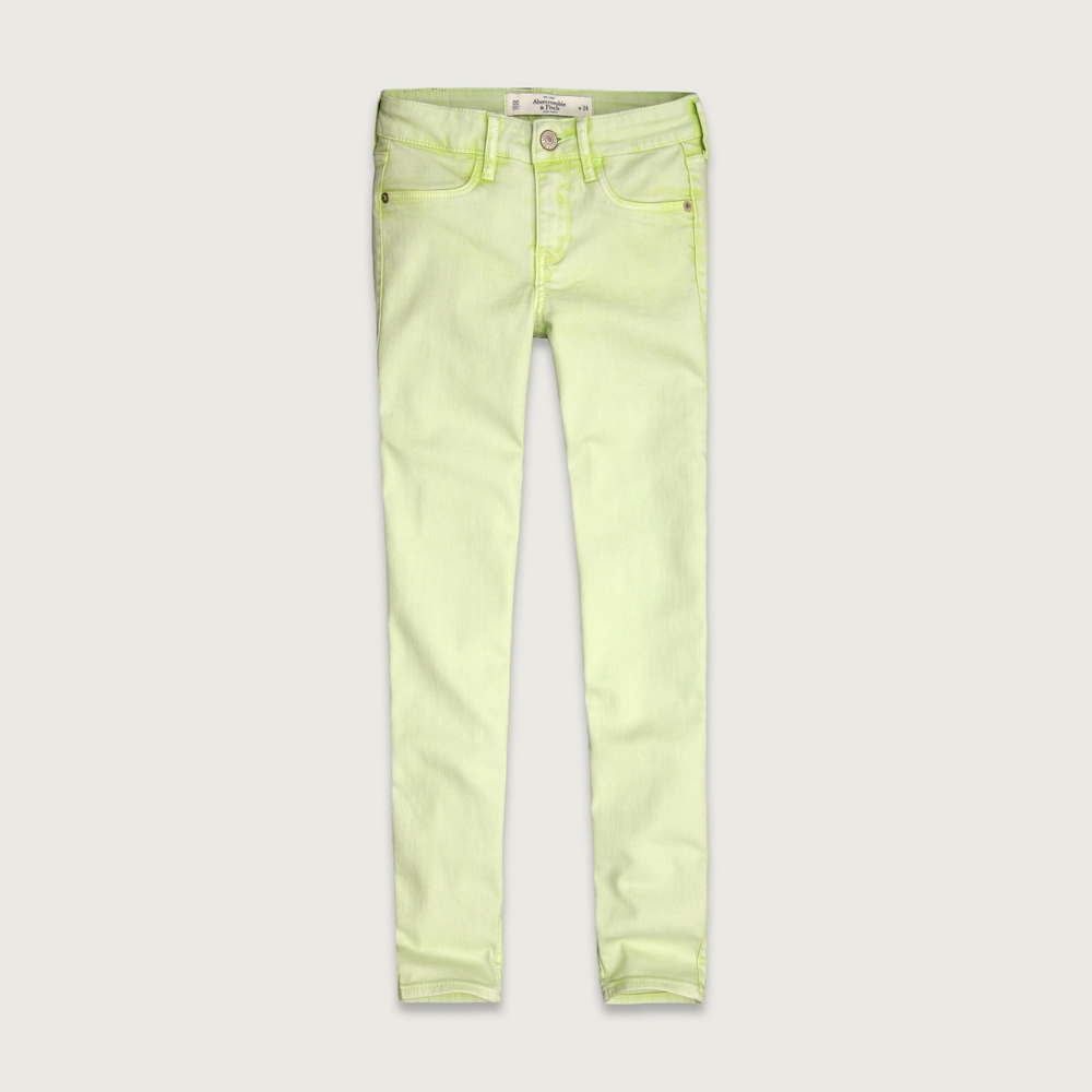 Womens A&F Super Skinny Ankle Jeans