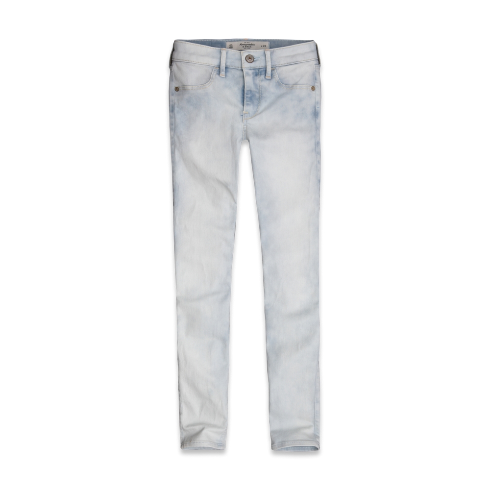 A&F Super Skinny Ankle Jeans