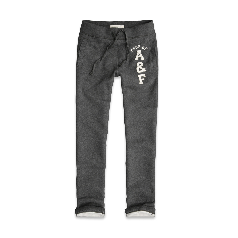Mens A&F Classic Straight Sweatpants