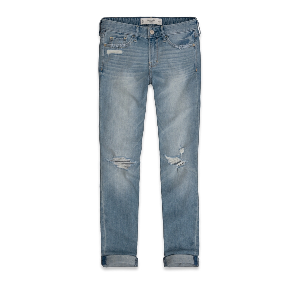 Womens A&F Boyfriend Jeans