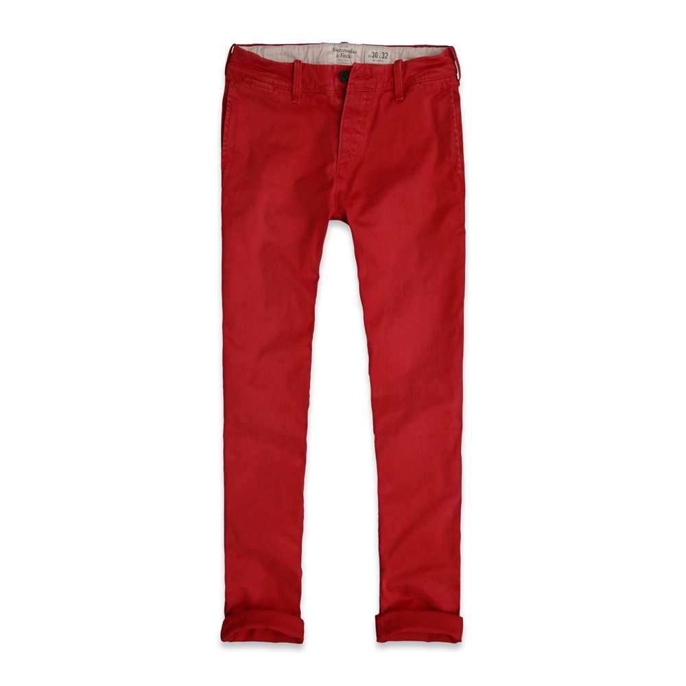 Mens A&F Skinny Chinos