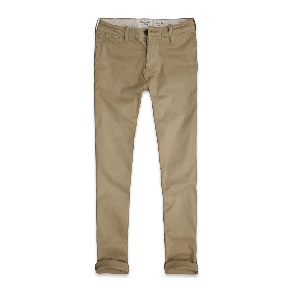 Mens A&F Skinny Chinos