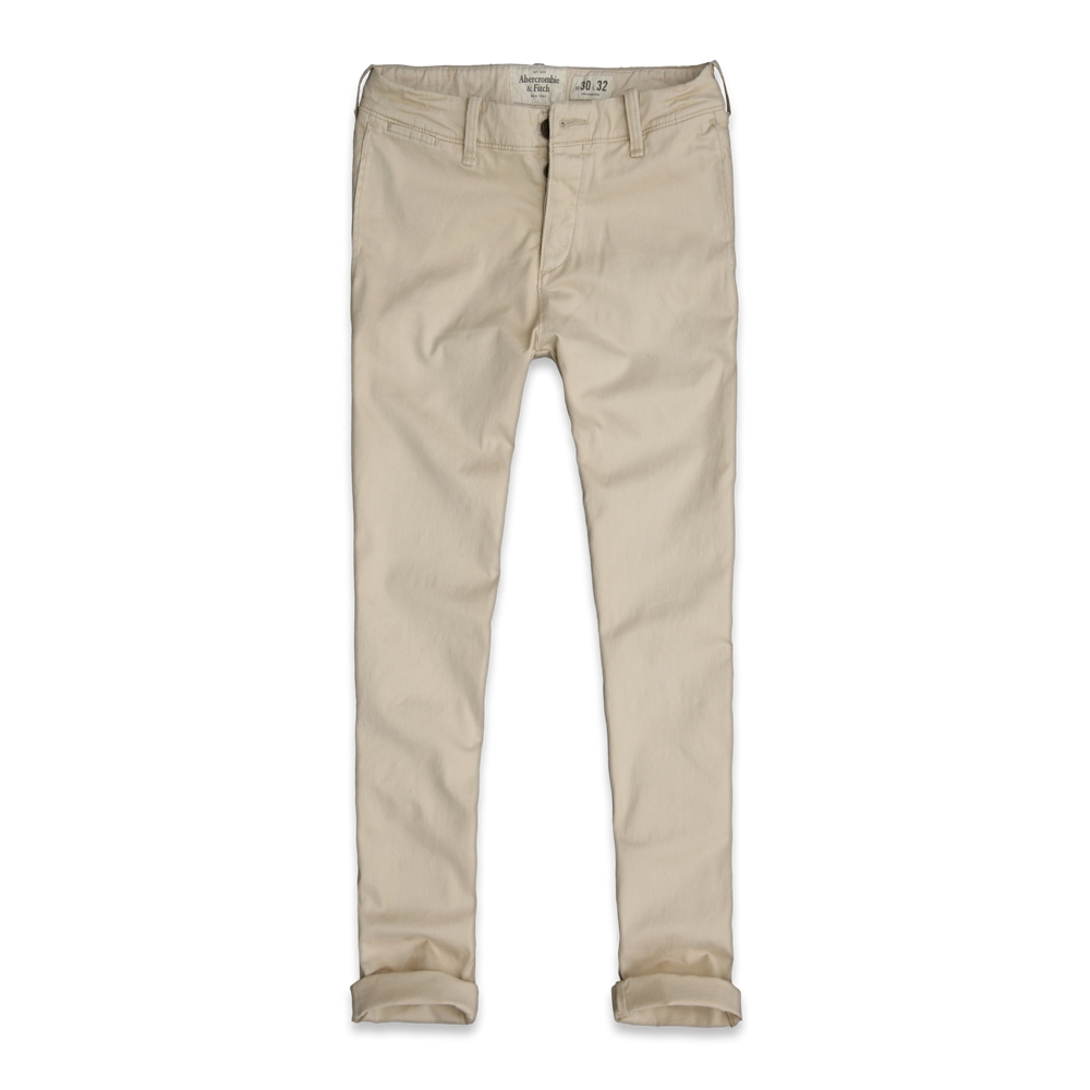 Mens A&F Skinny Chinos