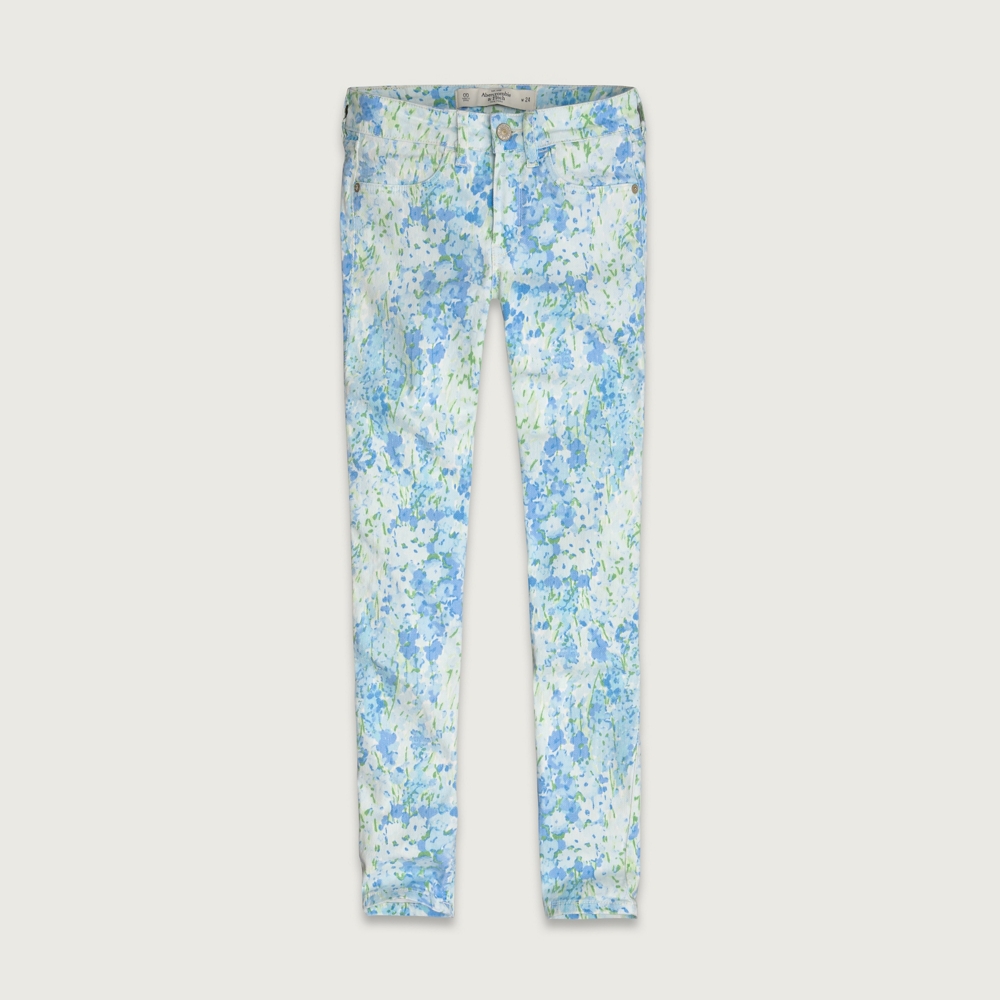 Womens A&F Super Skinny Ankle Jeans