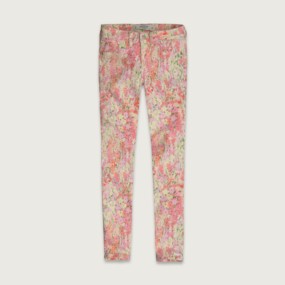 Womens A&F Super Skinny Ankle Jeans