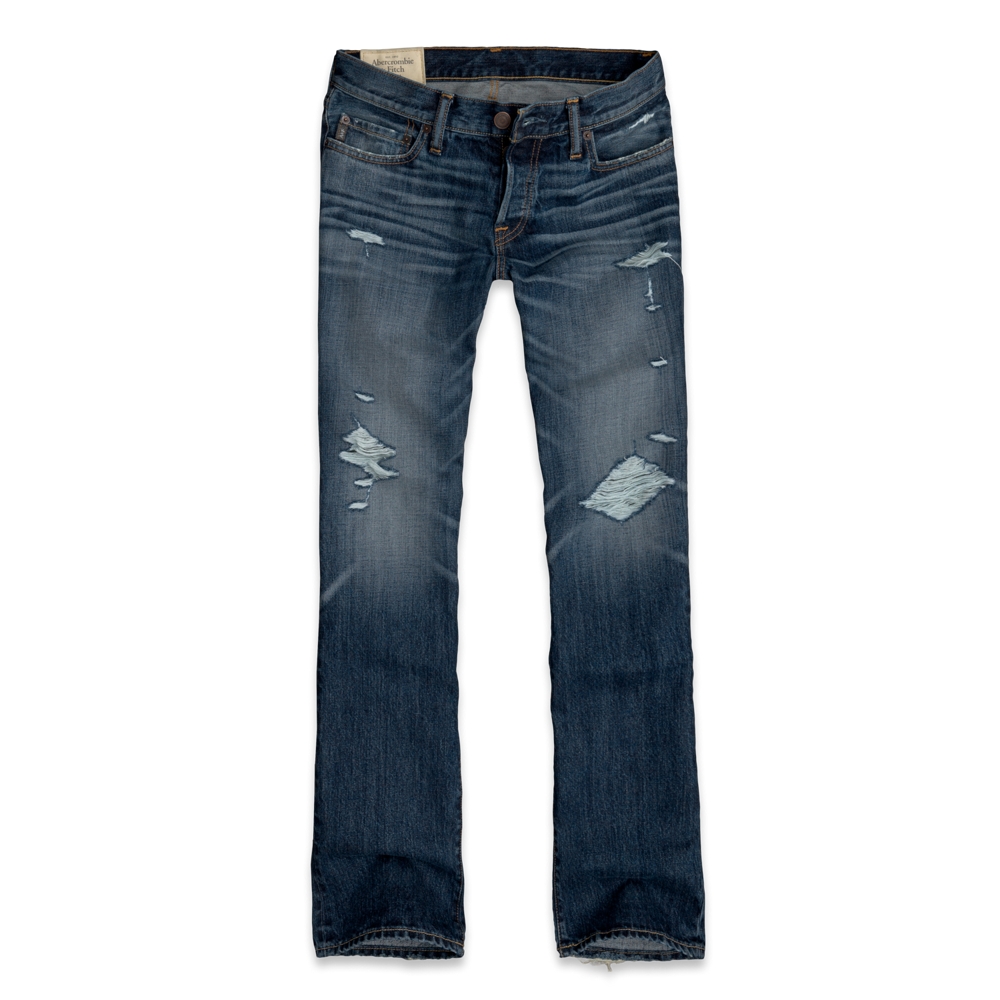 Mens A&F Slim Boot Jeans