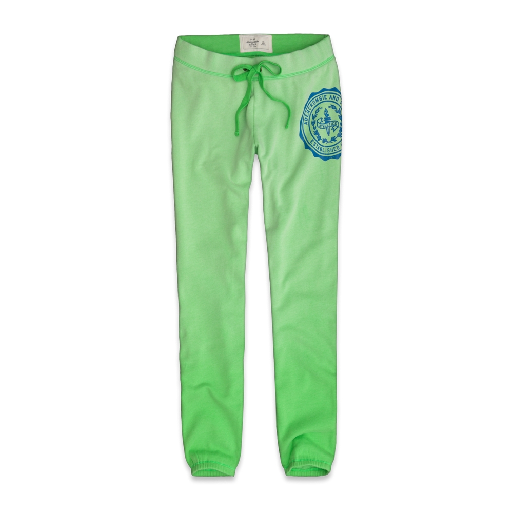 Womens A&F Classic Banded Sweatpants