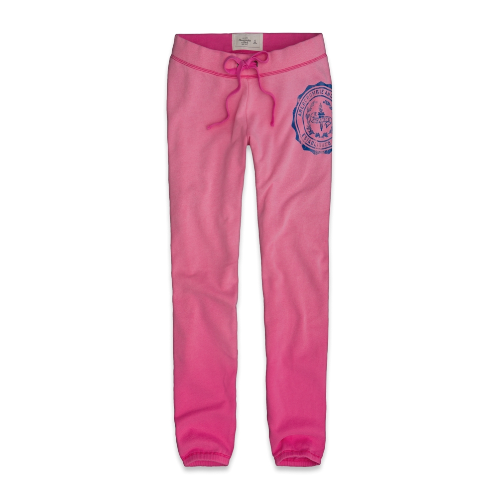 Womens A&F Classic Banded Sweatpants