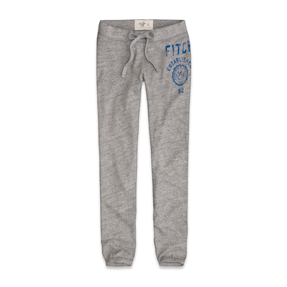 Womens A&F Classic Banded Sweatpants