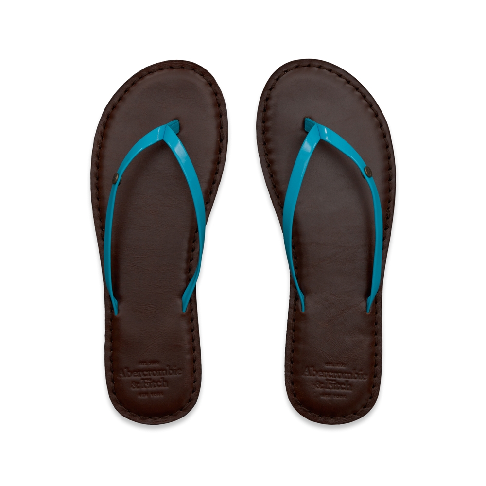 Womens Colorful Spring Flip Flops