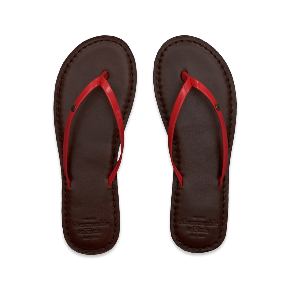 Womens Colorful Spring Flip Flops