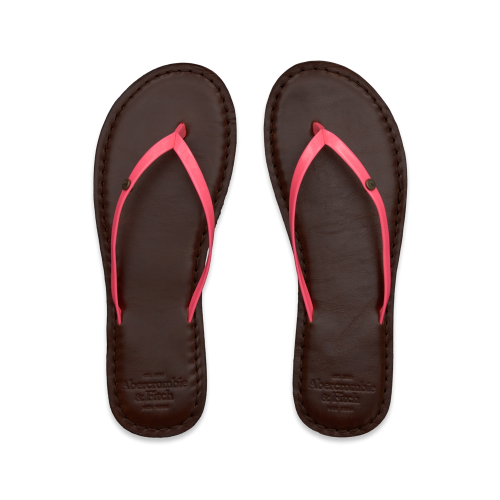 Womens Colorful Spring Flip Flops