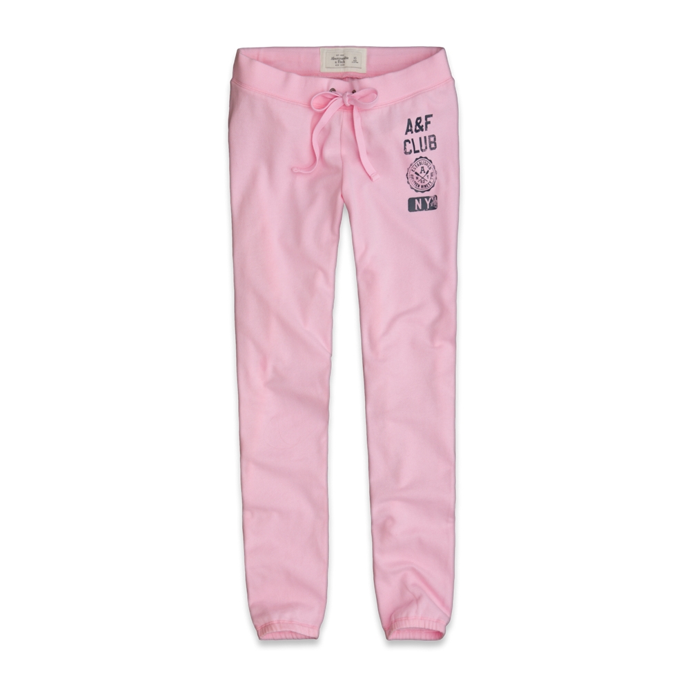 Womens A&F Classic Banded Sweatpants