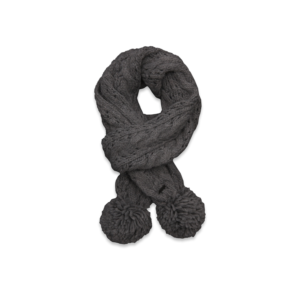 Womens Pretty Cable Knit Scarf