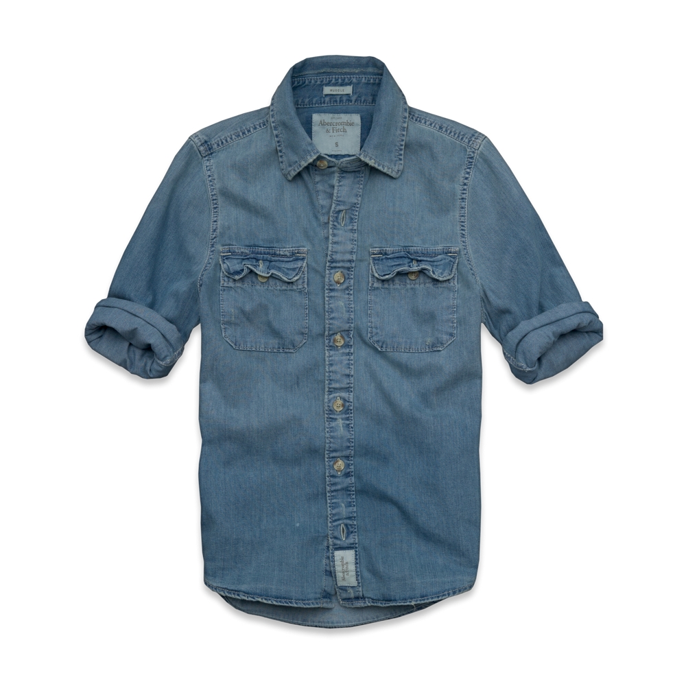 Mens Hoffman Mountain Denim Shirt
