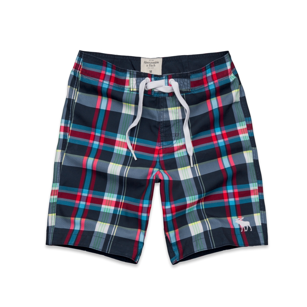 Mens Railroad Notch Swim Shorts