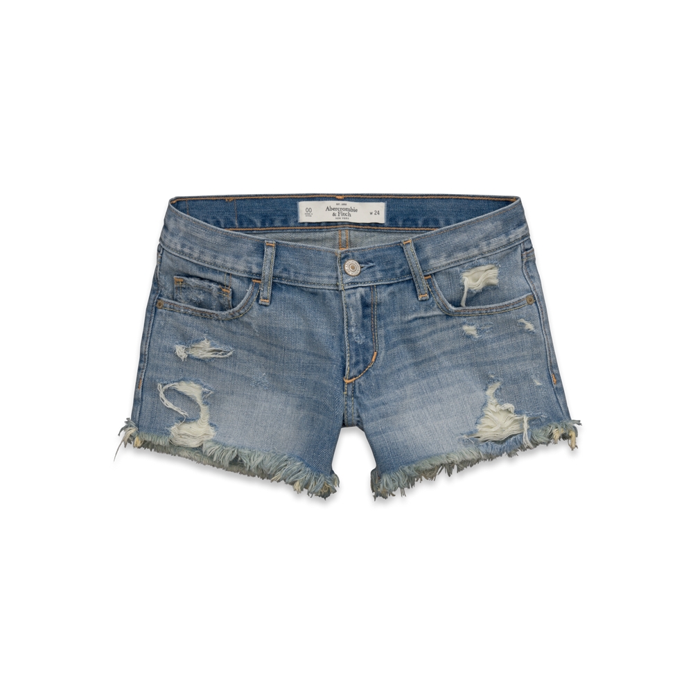 Womens A&F Midi Length Shorts
