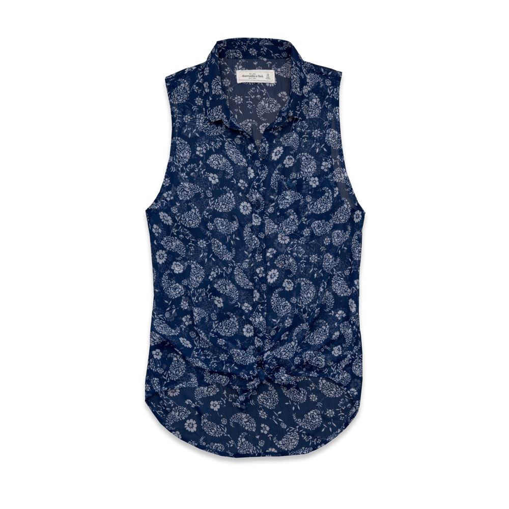 Womens Abby Chiffon Shirt